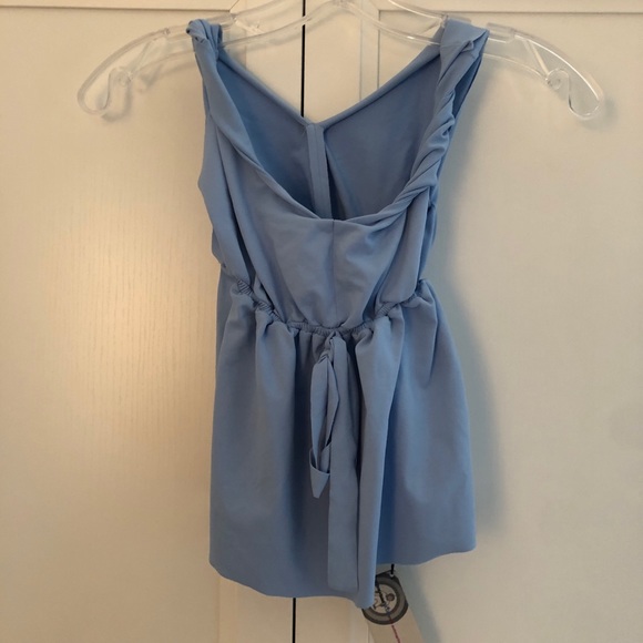 NWT! Submarine Blue Twist Front Top, Size 8/10 - Picture 4 of 9